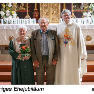 Feier der Ehejubiläen, Juni 2022