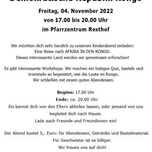 Komm mit uns in die DR Kongo