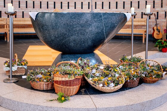 Kräutersegnung / © Diözese Linz / Johannes Kienberger 15. August: Maria Himmelfahrt – Kräutersegnungen