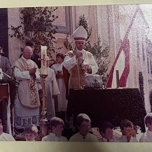 Grundsteinlegung 1982