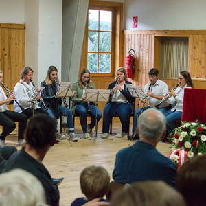 Gedenkfeier  in die Pfarrbaracke Ternberg.Foto: Haijes