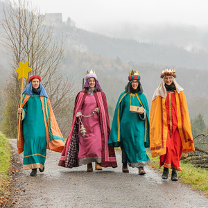 Die Sternsinger*innen waren in der Pfarre Kirchdorf an der Krems unterwegs