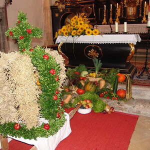 Erntedankfest Kirche Maria Schauersberg 2014