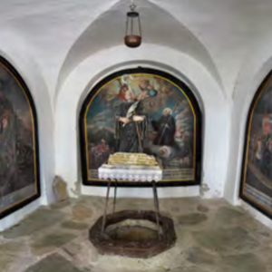 Konradbrunnen, Innenanschicht mit Votivbildern
