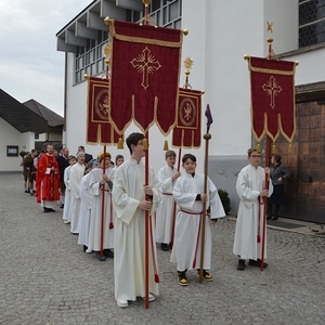 Aufstellung zur Prozession