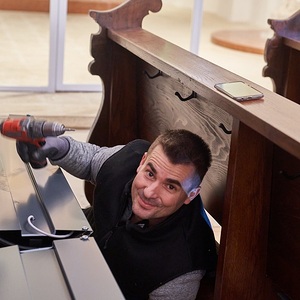 Bankheizung montieren