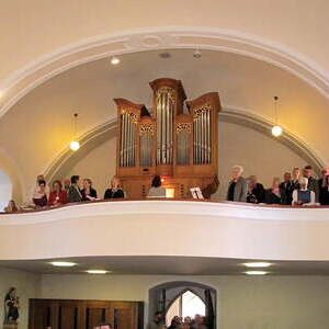 Erntedankfestzug und Gottesdienst in der Pfarrkirche Traberg