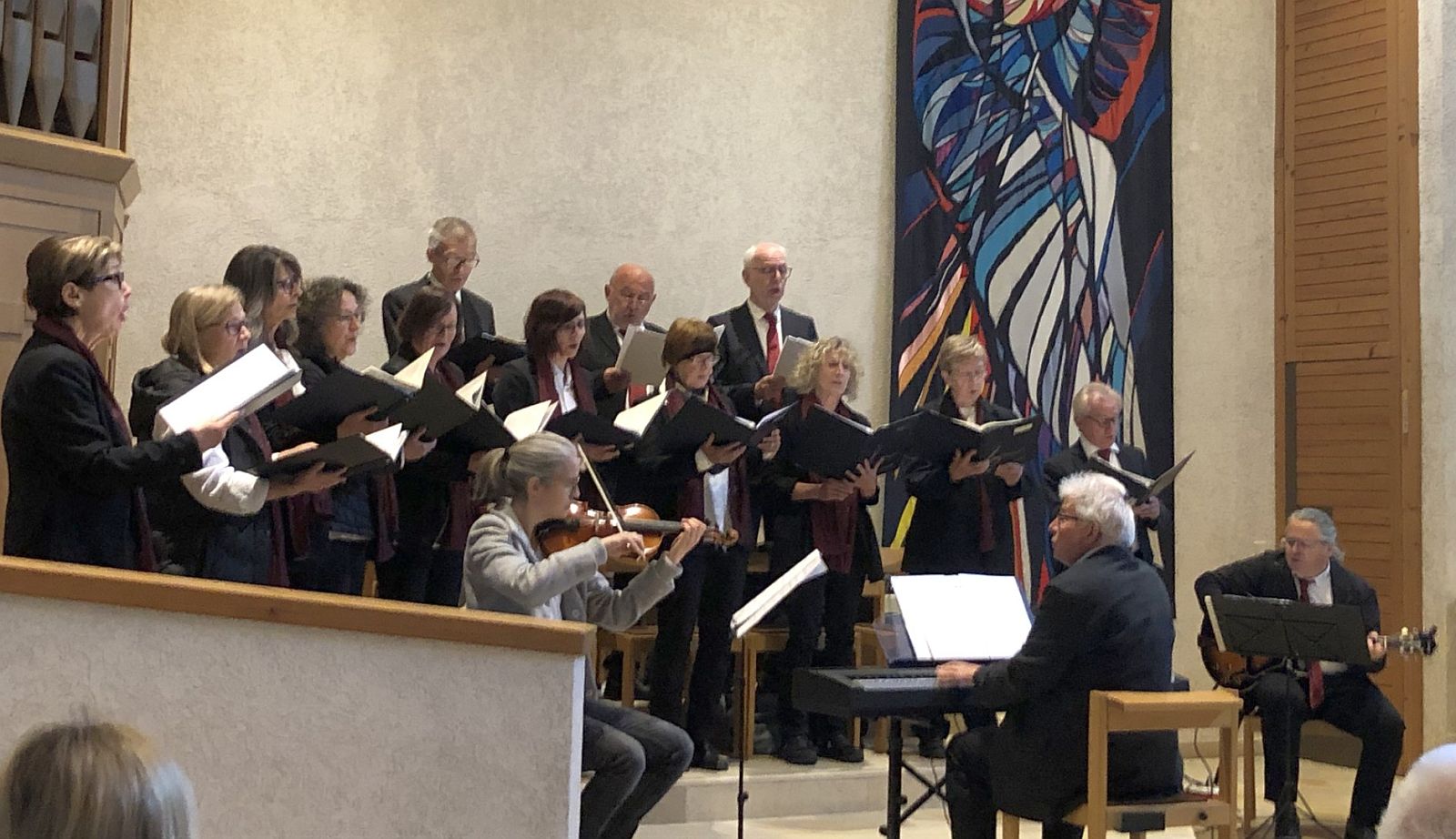 Chor 'Ad hoc Hörsching' / © Pfarrgemeinde Leonding-Hart-St. Johannes unter der Leitung von Siegfried Humenberger