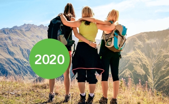 Frauen gemeinsam unterwegs 2020