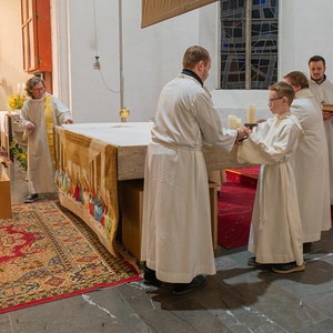 Abendmahlfeier in der Pfarrkirche am Gründonnerstag