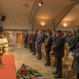 Gedenkfeier an die Opfer des ehemaligen KZ Außenlagers Ternbergzum Thema „Menschlichkeit ohne Grenzen“Bild: Dechant Mag. Friedrich LenhartFoto: Haijes 