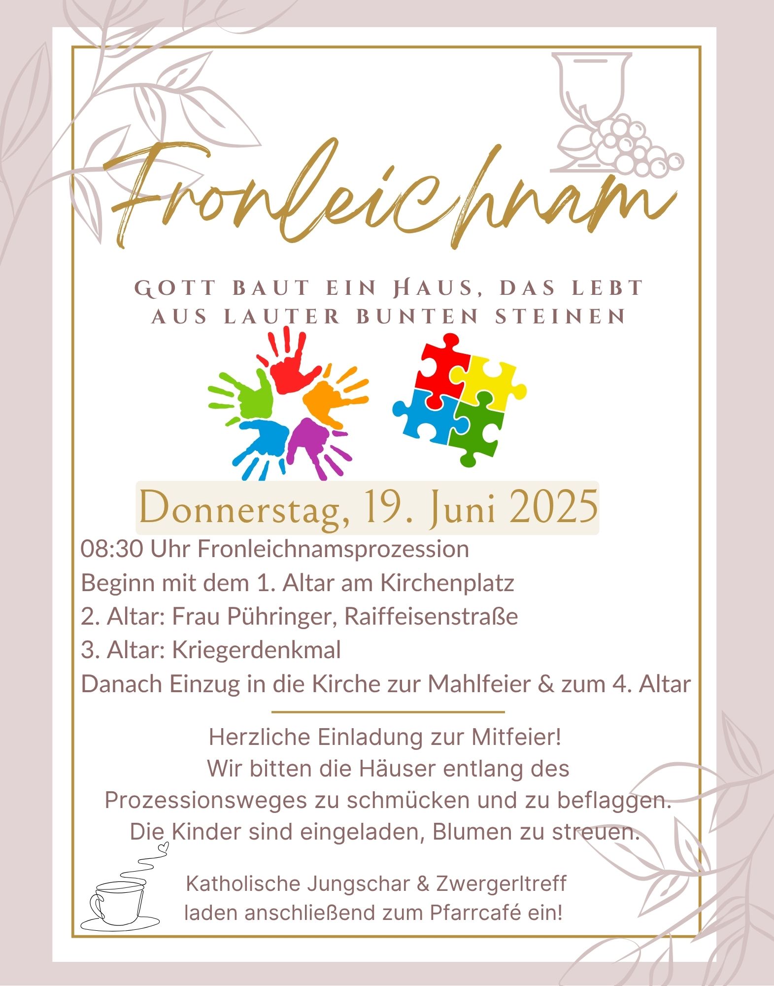 Fronleichnam / Pfarrgemeinde Hagenberg Fronleichnam feiern