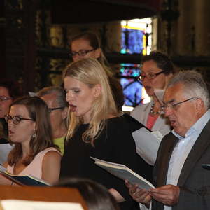 Marie-Antoinette Stabentheiner (Sopran), Gerda Lischka (Alt) und Josef Habringer (Tenor)