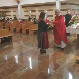 Sendung der Caritas-Haussammlerinnen