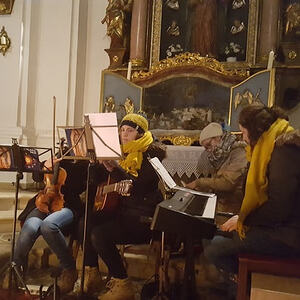 Familie Husch gestaltete musikalisch den Barmherzigkeitsabend 2019