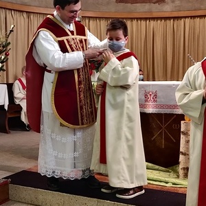 Aufnahme  der Ministranten 26.12.20