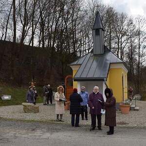 Ankunft bei der Bründlkapelle