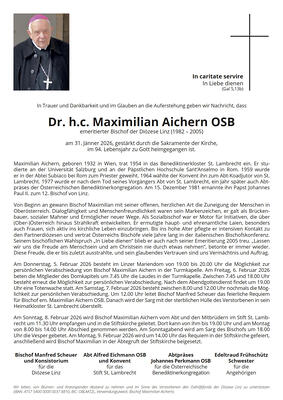 Parte Altbischof Maximilian Aichern