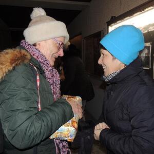 Jahresausklang mit Tee und Gebäck