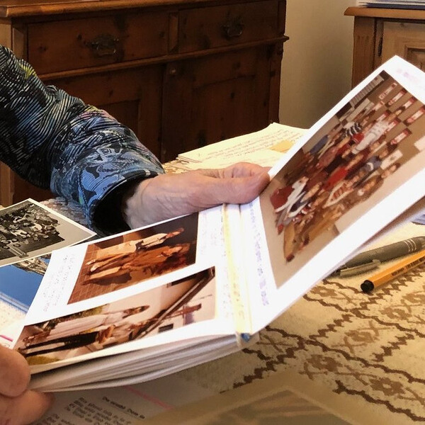 Maria Mayer wurde im Linzer Mariendom getauft. Ihr ganzes 90-jähriges Leben begleitet sie der Dom.