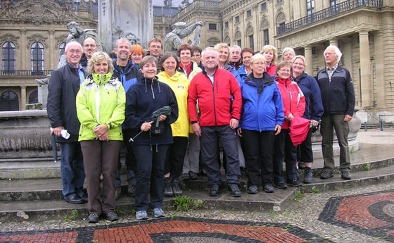 Anreise und Besichtigung der Residenz in Würzburg