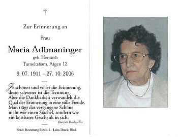 Maria Adlmaninger