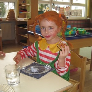 Fasching, Vogelhochzeit im Kindergarten