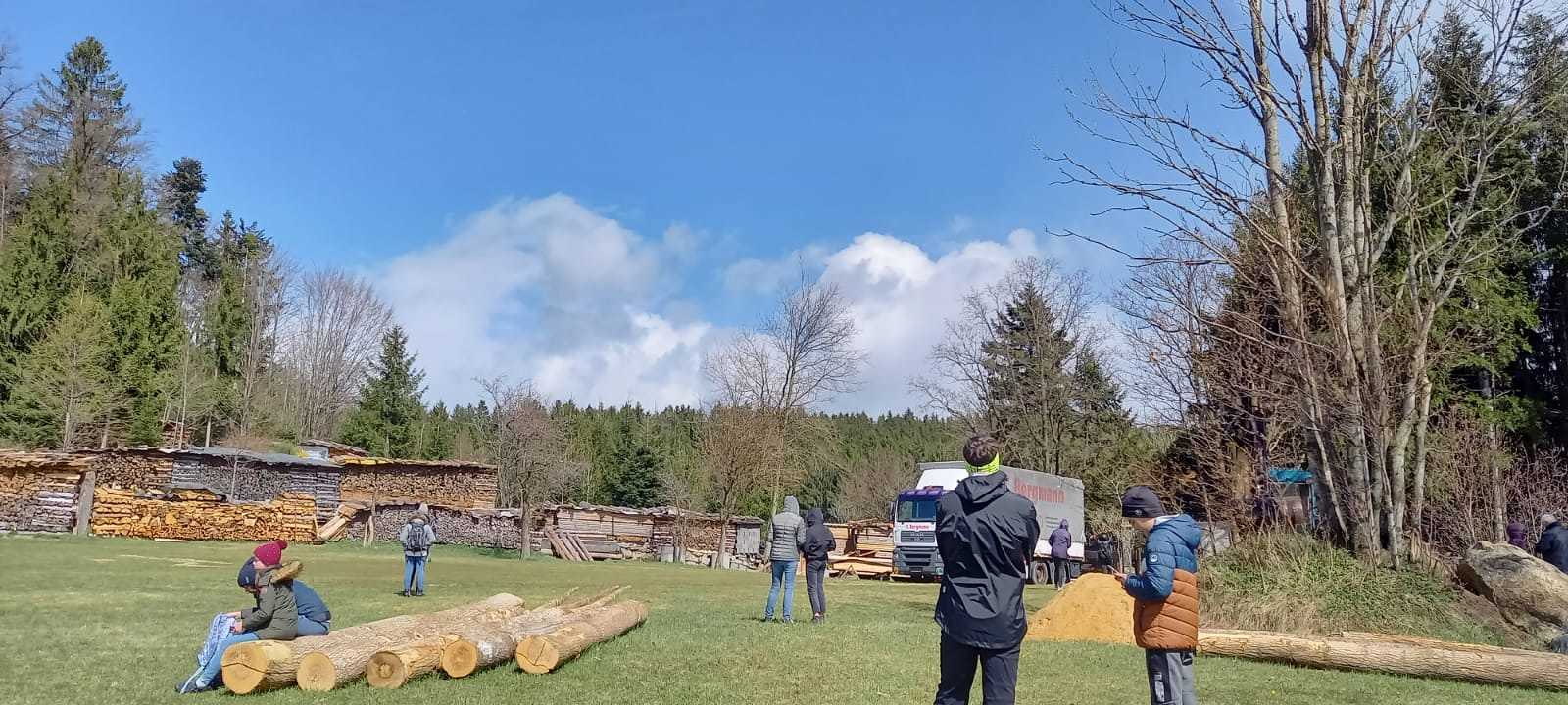 Wanderung mit Firmlingen