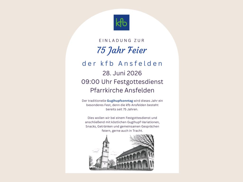 75 Jahre kfb Ansfelden Feier