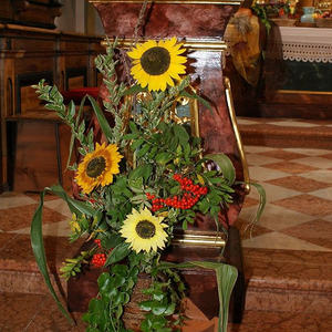 Erntedankfest mit Pfarrfoto