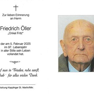 verstorben am 05. Februar 2025