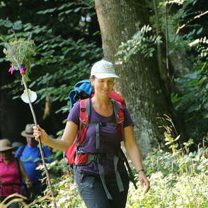 unsere Pilgerbegleiterin LYDIA