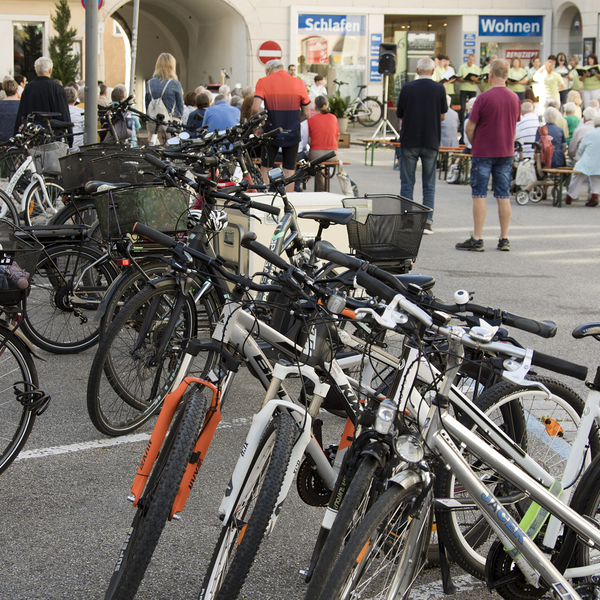 Bike&Pray Gottesdienst mit Fahrradsegnung