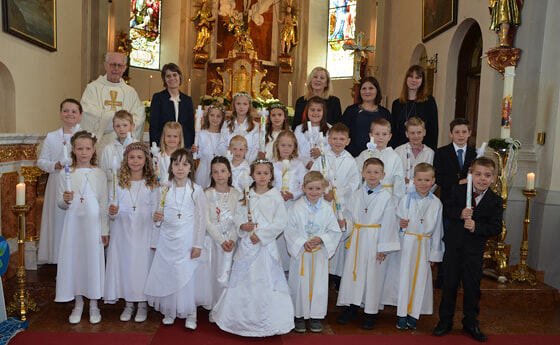 Erstkommunion 2019 in der Pfarre Kopfing