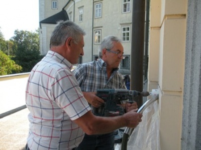 Per Knopfdruck in die Basilika