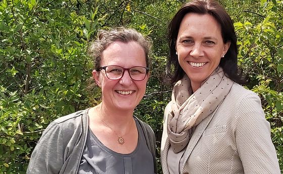 Susanne Lammer und Iris Jilka