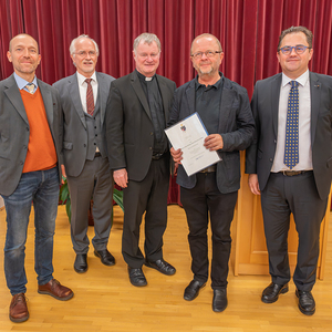 Festakt Überreichung Dankesurkunde