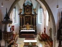 Kirchenraum von oben