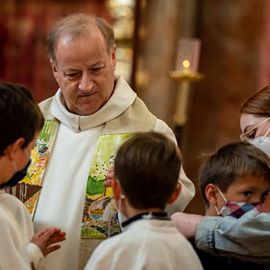 Familiengottesdienst mit Aufnahme der JS- und Ministrantenkinder vom Vorjahr