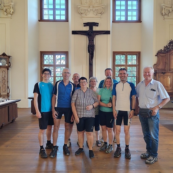 Die Pilgergruppe von Steinerkirchen am Ziel