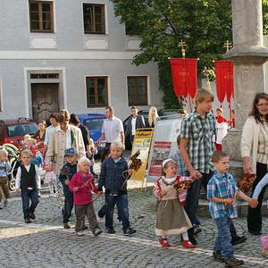 Erntedankfest mit Pfarrfoto