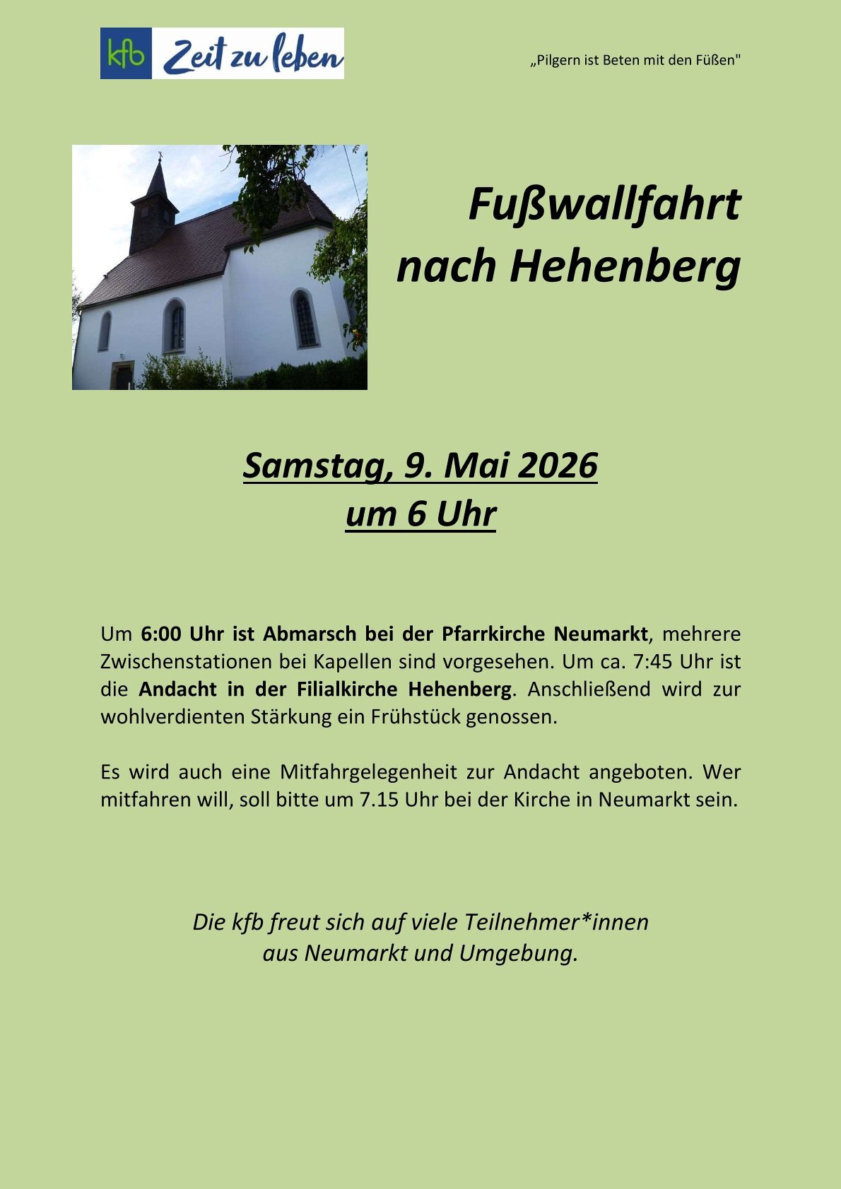 Fußwallfahrt