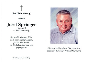 Josef Springer