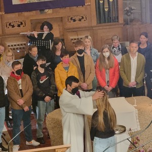 Segnung der Firmlinge