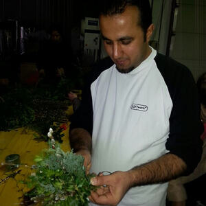 Palmbuschenbinden Eine-Welt-Kreis