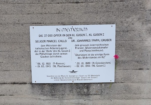 Gedenktafel Callo und Gruber
