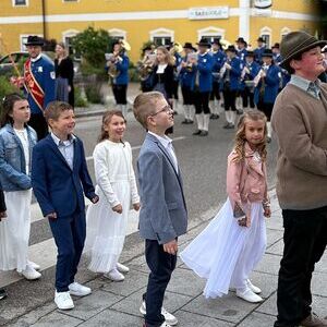 Einzug in die Kirche