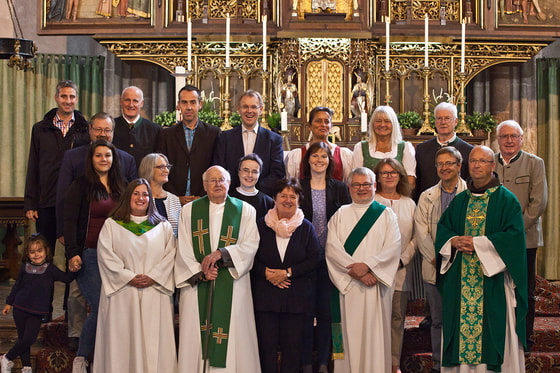 Amtseinführung St. Stephan September 2018 / Herbert Fink PGR/FA und Pfarrleitung