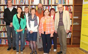 Das Team der Theologischen Kurse (v. l.): Oliver Achilles, Lisa Ursprunger, Josef Weiß, Ingrid Fischer, Peter Zeillinger, Renate Schiesser, Sabine Scherbl, Erhard Lesacher.