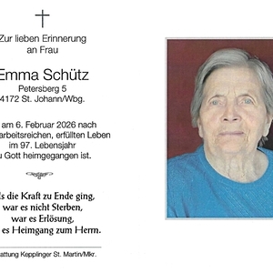 verstorben am 06. Februar 2026